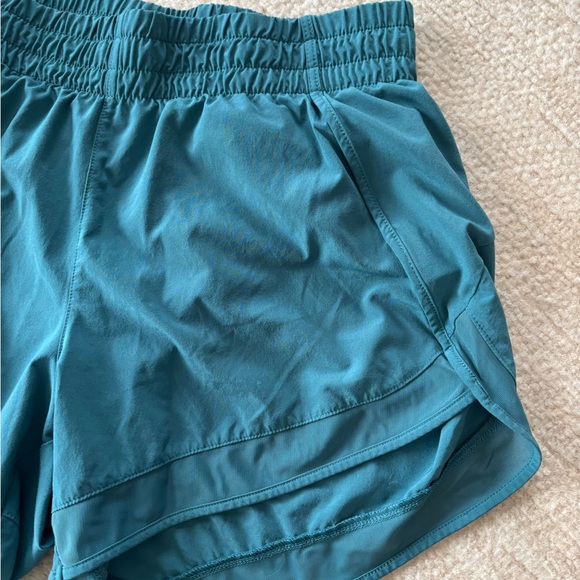 Athleta Teal Athletic Shorts for Women - Picture 2 of 9